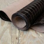 Crocodile Embossed Cowhide T.Moro Brown