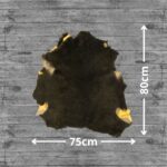 Seeweed Green Lambskin Shearling Hide For Rugs & Decoration