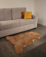 Honey Brown Lambskin Shearling Hide For Rugs & Decoration