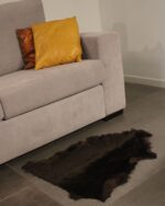 Cognac Brown Goatskin Hide For Rugs & Decoration