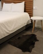 Cognac Brown Goatskin Hide For Rugs & Decoration