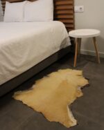 Camel Brown Goatskin Hide For Rugs & Decoration
