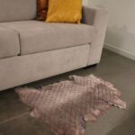 Mocca Brown Goatskin Hide For Rugs & Decoration