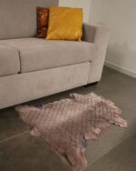 Mocca Brown Goatskin Hide For Rugs & Decoration
