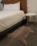 Mocca Brown Goatskin Hide For Rugs & Decoration