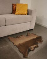 Taba Brown Goatskin Hide For Rugs & Decoration