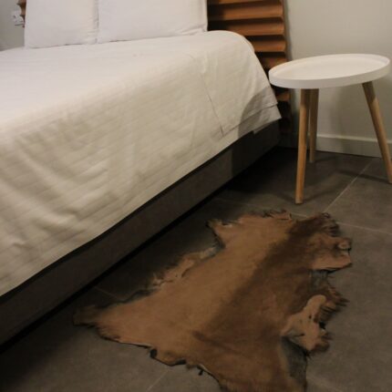 Taba Brown Goatskin Hide For Rugs & Decoration