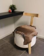 Taba Brown Goatskin Hide For Rugs & Decoration