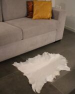 Beige Goatskin Hide For Rugs & Decoration