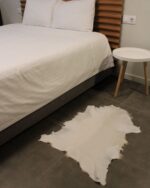 Beige Goatskin Hide For Rugs & Decoration