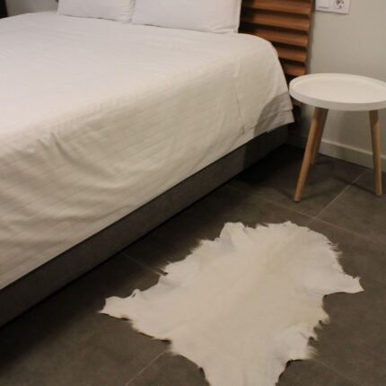 Beige Goatskin Hide For Rugs & Decoration