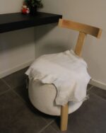 Beige Goatskin Hide For Rugs & Decoration