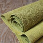 Σουέτ Δέρμα SSD020 Σταμπωτό Πράσινο Pistachio 1.45–1.55m² - Image 2
