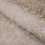Suede Leather SSD036 Embossed Beige 0.45–0.55m² - Image 3