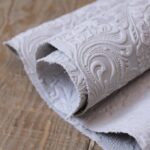 Suede Leather SSD033 Embossed Off-White 1.30–1.50m² - Image 2