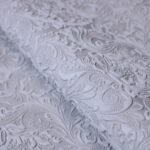 Suede Leather SSD033 Embossed Off-White 1.30–1.50m² - Image 3