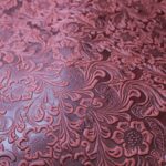 Δέρμα Κεριού FGE001 Σταμπωτό Burgundy 1,80–2,00m² - Image 4