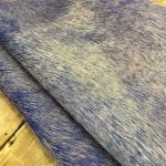 Δέρμα Ponyskin –  A4 ~ (20x30cm) Indigo & Gray