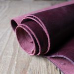 Crazy Horse Leather Burgundy - Image 2