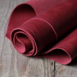 Δέρμα Κεριού Crazy Horse Κόκκινο Ροδί