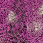 Embossed Cowhide Leather Snake Viola - Image 4