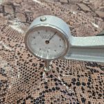 Embossed Cowhide Leather Snake Grey Cipria - Image 3