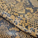 Embossed Cowhide Leather Snake Cuoio - Image 2