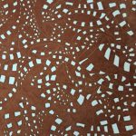 Laser Cut Leather with Decorative Pattern L104920 Root Beer