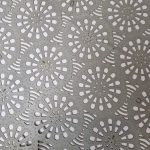 Laser Cut Leather with Decorative Pattern L105617 Green Milieu