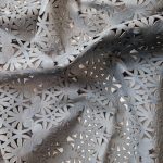 Laser Cut Δέρμα με Διακοσμητικό Σχέδιο L110728 Trellis