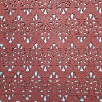 Laser Cut Leather with Decorative Pattern L121247 Cardinal
