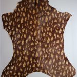 Ponyskin Leather Brown Animal Print PO5873