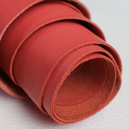 Δέρμα Μοσχάρι Λείο Κόκκινο Cranberry BS12