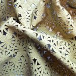 Laser Cut Δέρμα με Διακοσμητικό Σχέδιο L111923 Silver Fem
