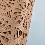 Laser Cut Δέρμα με Διακοσμητικό Σχέδιο L113657 Toasted Nut