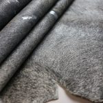 Ponyskin Δέρμα Λευκό-Γκρι PO5889