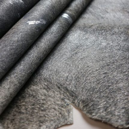 Ponyskin Δέρμα Λευκό-Γκρι PO5889