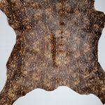 Ponyskin Leather ~90x87cm Animal Print Dark Brown PO5906 - Image 3