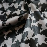Ponyskin Δέρμα Μαύρο-Γκρι Αφηρημένο Καμουφλάζ PO5920