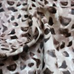 Ponyskin Δέρμα Αφηρημένο Λεοπάρ Κρεμ PO5934
