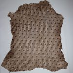 Ponyskin Δέρμα Γκρι Πουά με Ρίγα PO5945