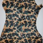 Ponyskin Leather Green & Brown Floral PO5971