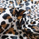 Ponyskin Δέρμα Λευκό Λεοπάρ PO5948