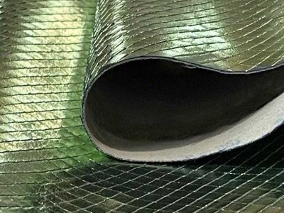 Metallic Embossed Leather-Leathermio.com