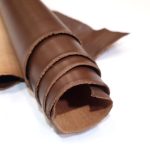 Smooth Cowhide Leather 1.7-1.9m2 Bison Brown BS26
