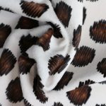 Ponyskin Δέρμα ~86x70cm Animal Print Καφέ-Μαύρο PO934