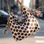 Ponyskin Δέρμα ~86x70cm Animal Print Καφέ-Μαύρο PO934