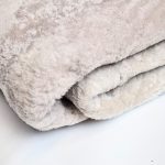 Δέρμα Μοσχάρι Μουτόν ~120x240cm Off White PL44WF