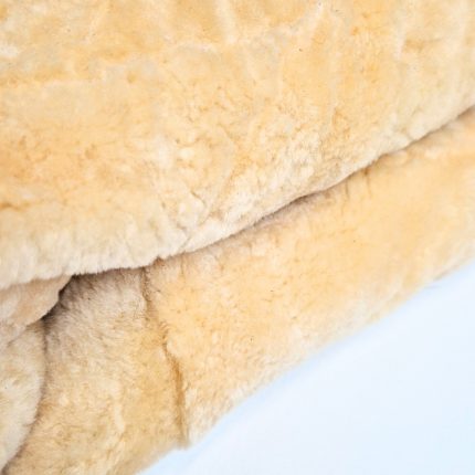 Calf Shearling Leather Soft 120x240cm Yellow PL44YE