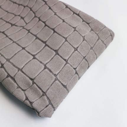 Δέρμα Σουέτ Κροκό 1.75-1.85m2 Taupe CR006T
